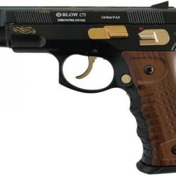 Pistolet d'alarme à blanc BLOW C75 "El Nino" - Cal. 9mm PAK Imitation bois