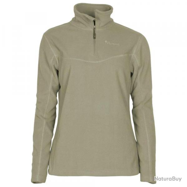 Pull en Polaire Kaki Tiveden pour Femme Pinewood