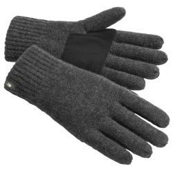 Gants Tricot en Laine Noir Pinewood  - M-L