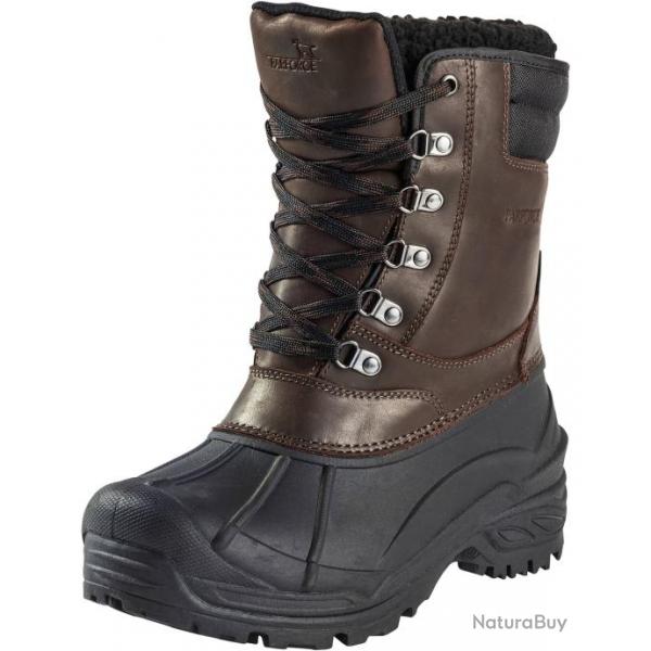 Bottes d'hiver thermiques (Couleur: marron, Taille: 46)