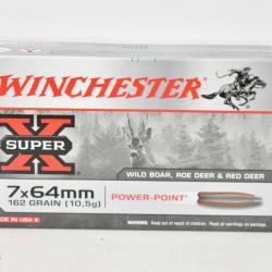 1 Boite de Balles Winchester Power Point calibre 7x64 162gr