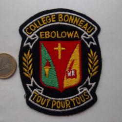 écusson collection Collège catholique Bonneau Ebolowa Cameroun
