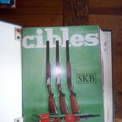 magazines cibles( reliés, depuis le no 1!) 8 classeurs pleins!