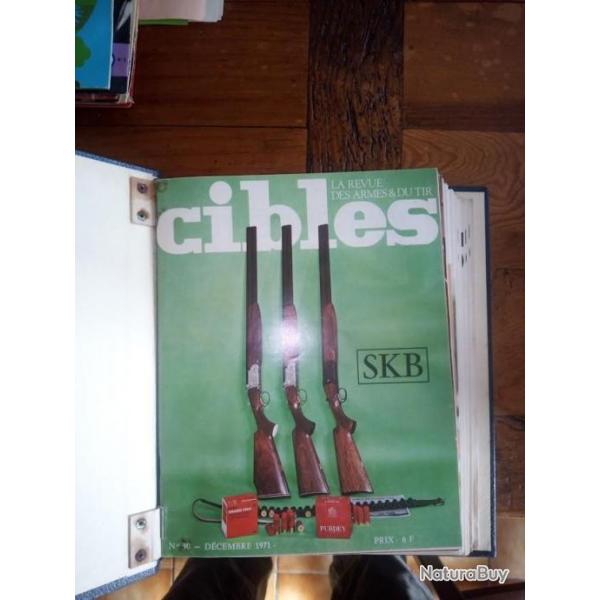 magazines cibles( relis, depuis le no 1!) 8 classeurs pleins!