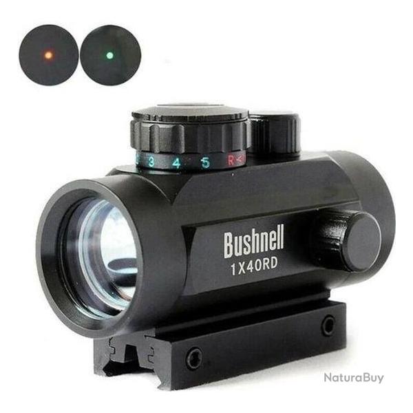 Lunette Viseur BUSHNELL 1x40RD Point Rouge Red Dot Chasse