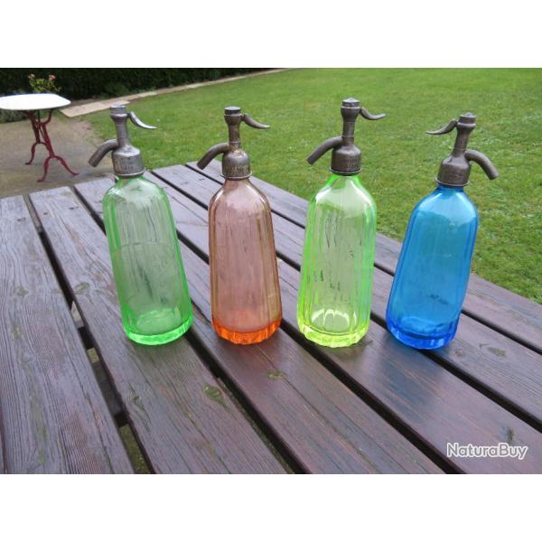 Lot d'Ancien Siphon  eau de Seltz de diverses brasseries principalement du NORD de la France (XX)