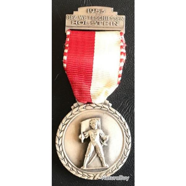 Medaille SUISSE - Bez Wettschiessen HOLSTEIN 1953