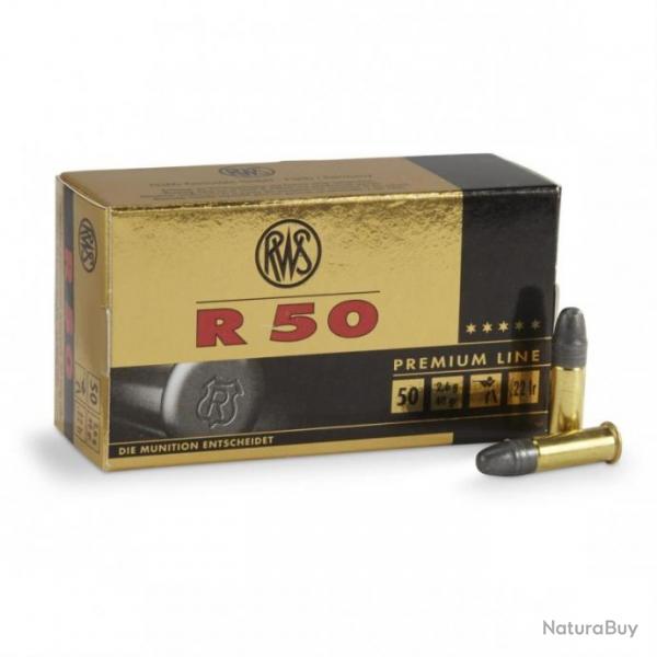 50 munitions RWS R50 Premium Line .22 LR