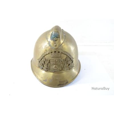 Casque Pompier Vintage En Laiton Poli - Réplique Style Victorian | Pour Décor Et Collection