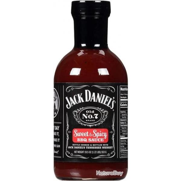 Sauce barbecue SWEET & SPICY BBQ Jack Daniel's - 473ml 553g