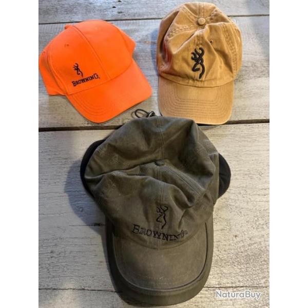 CASQUETTES BROWNING LOT 3