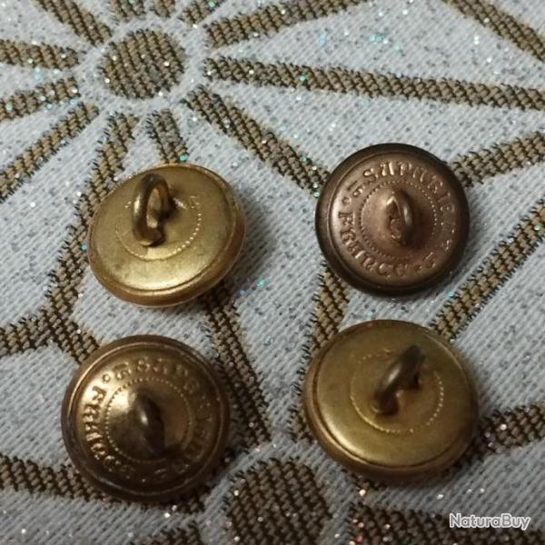 Lot boutons militaires 5