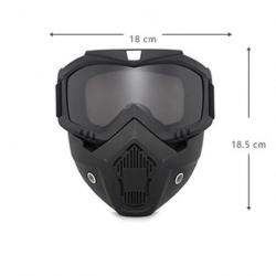 Masque lunettes coupe vent moto Airsoft sport plein air ect...