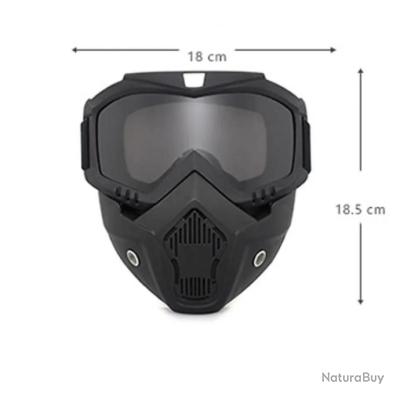 Lunettes de soleil de cyclisme coupe vents masque de motocrosss pour le