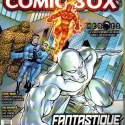 comic box 47  le magazine de la bande dessinée américaine  ,surfeur d'argent, halo, iron man, comic'