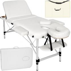 ACTI-Table de massage portable pliante à 3 zones blanc en alu table046
