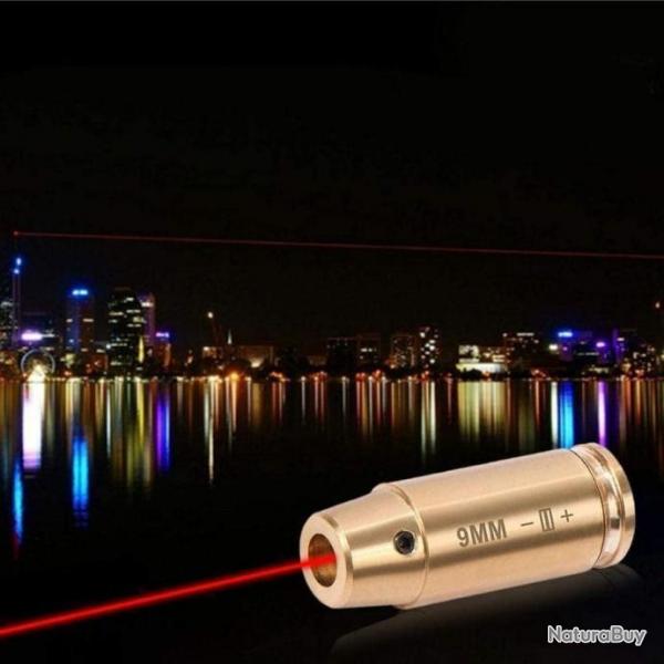 Promo 1 !!! 1 Balle laser de rglage  point rouge ( calibre 9 mm short )