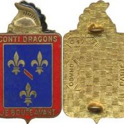 insigne 4° Régiment de Dragons drago G1783