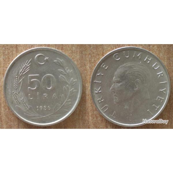 Turquie 50 Lira 1986 Piece Lirasi