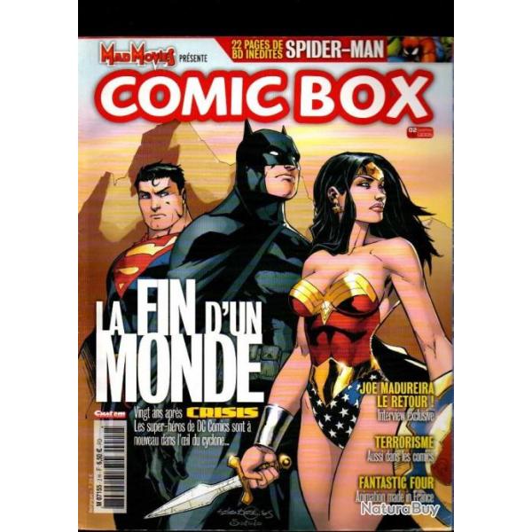 comic box 2  le magazine de la bande dessine amricaine  , spider-man , spiderman, marvel