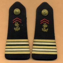 Epaulettes Troupes de Marine  -  TDM - colo - Lieutenant-Colonel