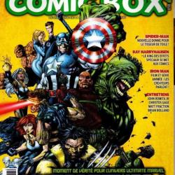 comic box 48  le magazine de la bande dessinée américaine  ,marvel, x-men , flash, iron-man