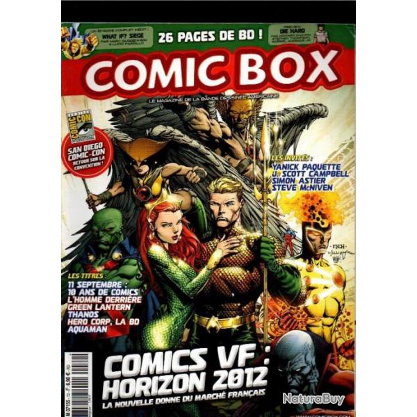 comic box 72 le magazine de la bande dessine amricaine  ,marvel, green lantern