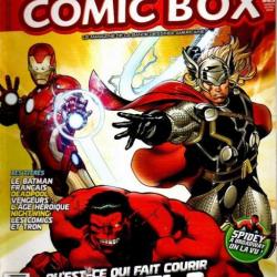 comic box 69 le magazine de la bande dessinée américaine  ,marvel, iron man, deadpool, spiderman