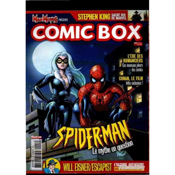 comic box 3  le magazine de la bande dessine amricaine  ,spiderman, marvel,