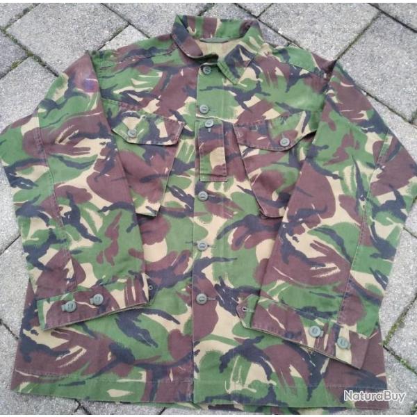 VESTE CHEMISE MILITAIRE CAMOUFLAGE ANGLETERRE TAILLE M