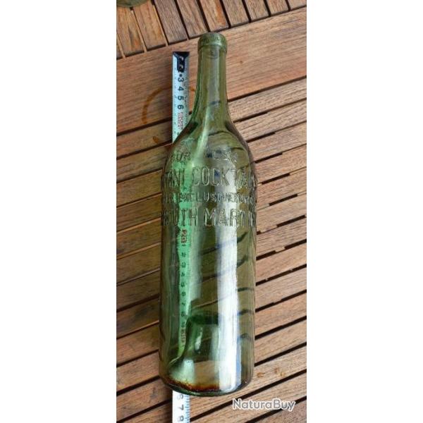 Ancienne bouteille Martini Vermouth Cocktail vintage Annes 20/30
