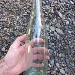 Ancienne bouteille en verre Evian collector vintage