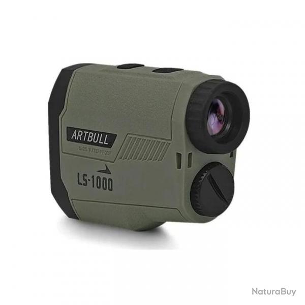 Telemetre  Laser 1000M  Chasse Plein Air Telemetre gold Verrouillage Sensation Grossissement: 6X Tir