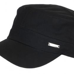 Casquette Militaire Noire Army en Coton Tendance Clyff Taille unique Noir