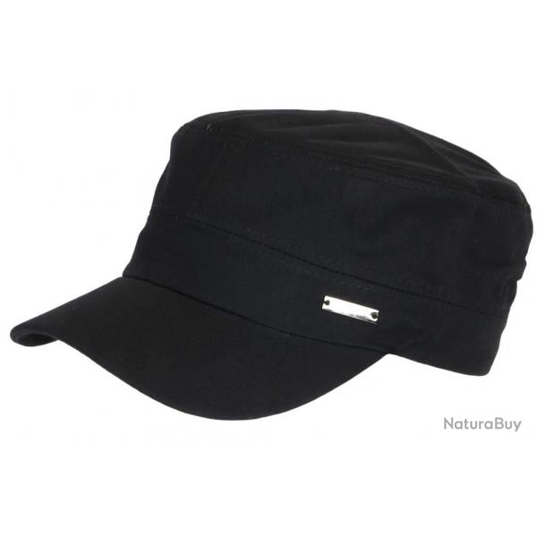 Casquette Militaire Noire Army en Coton Tendance Clyff Taille unique Noir