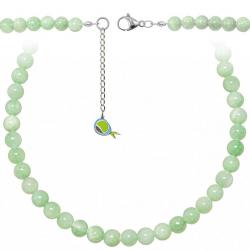 Collier en jade vert - Perles rondes 8 mm - 70 cm