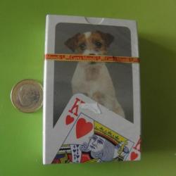 cartes à jouer, thème chien Jack Russell scellé non ouvert