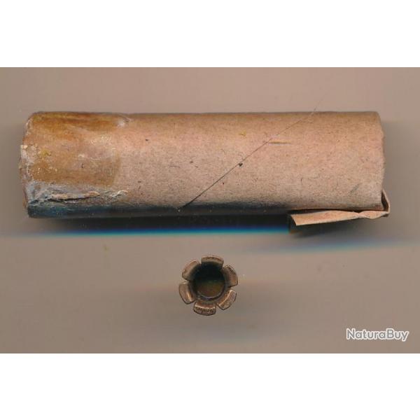 (13449) UNE TRS RARE Cartouche 17,8mm pour Carabine de Chasseur Mle 1859 avec sa capsule ORIGINALE