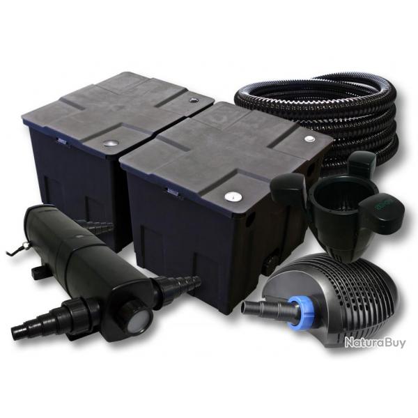 Kit filtration de bassin 60000l avec 24W UVC quip 0167 bassin55076