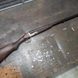 Solyd fusil de chasse Juxtaposé type Anson calibre 12/65 18,3 saint Etienne extracteur SMFM SGDG