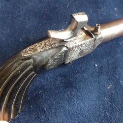 Petit pistolet de coffre dit a balle Forcée vers 1840