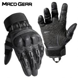 Gants Militaires  Ecran tactique Cuir PU hommes Chasse plein Air Airsoft Tir Tactique Proitection