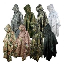 Imperméable de la jungle Ghillie imbibé, équipement  Pluie  des oiseaux, randonner Chasse