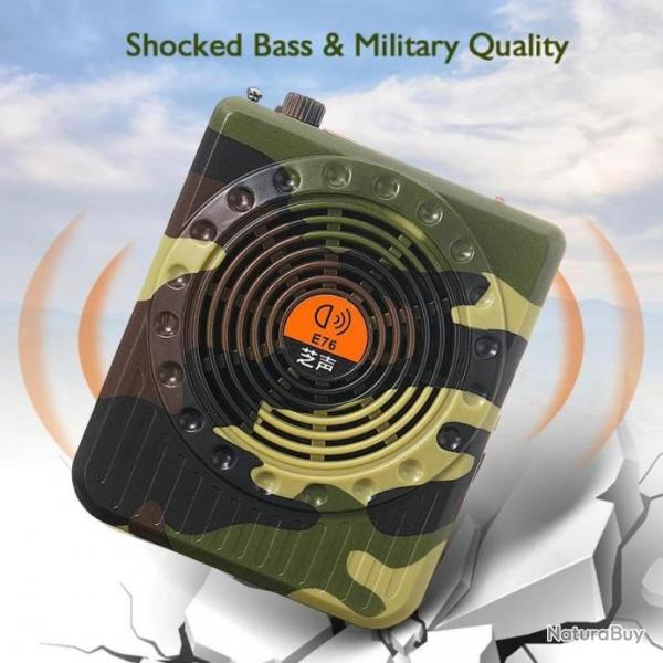 Amplificateur Controle Distance Rechargeable Universel Chasse Plein Air accessoire  Appareils sonore