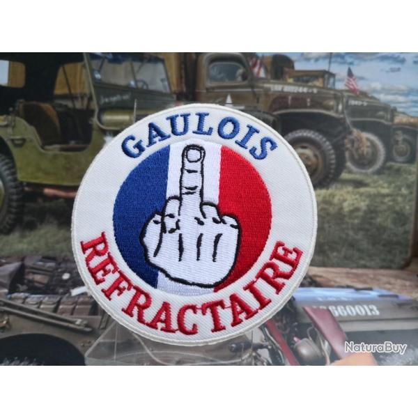 Patch brod  Gaulois rfractaire  ( 85 mm )  coudre ou  coller au fer  repasser