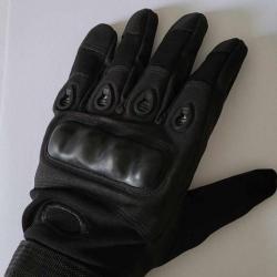 Paire de gants de combat vert ou noir taille M L XL XXL armée intervention moto