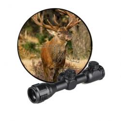 Lunette de visée Tactique 4X32, pour le Sport de Chasse, avec Monture de 20MM, OS1-0260 Tir