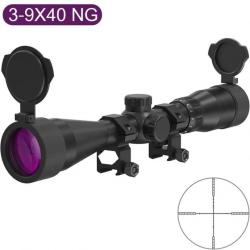 Lunette Chasse 3-9x40NG Objectif Fusil Optique Longue Portée Vue Transversale pour fusils Chasse rai