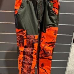 Pantalon renfort camouflage orange Treeland