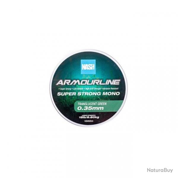 NYLON ARMOURLINE SUPER STRONG MONO GREEN 1000m 0,35 NASH